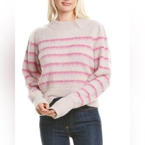 Tanya Taylor Sable Alpaca & Wool-Blend Mock Neck Sweater Small